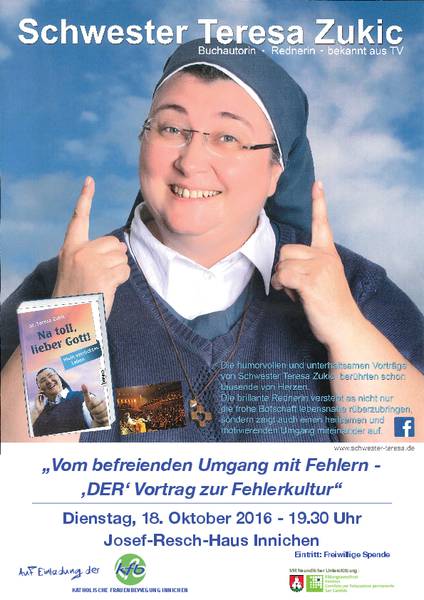 Read more about the article Vortrag von Schwester Teresa Zukic